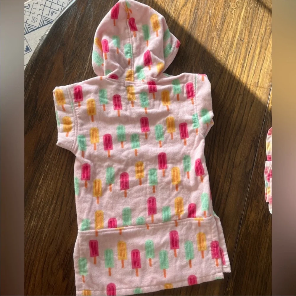 EUC Monica + Andy 3T Girl Popsicle Tankini & Terry Cloth Coverup Swim Set - Picture 5 of 8